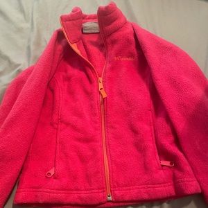 Columbia jacket girls size xs pink